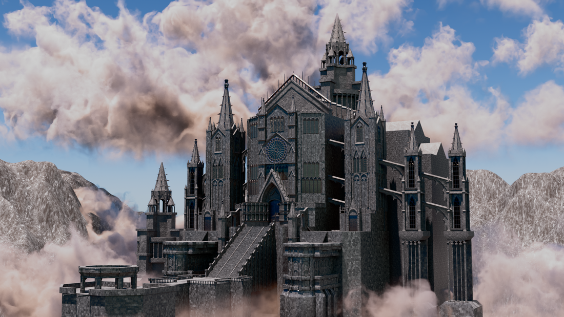 Anor Londo environment artwork
